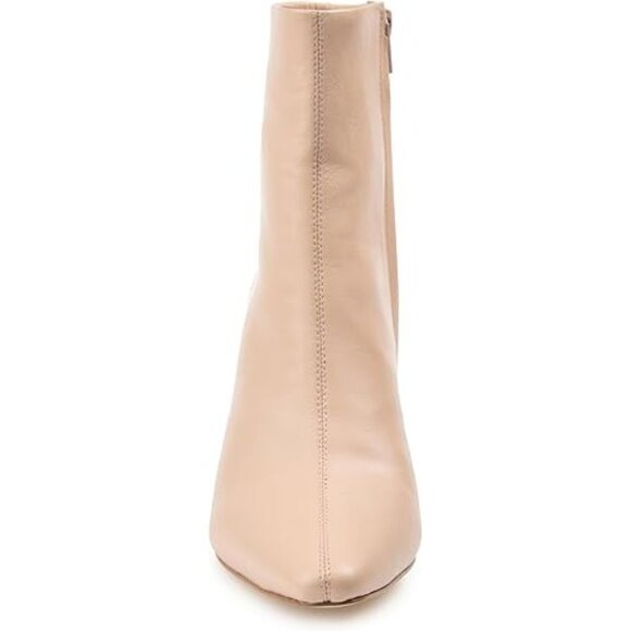 Journee Signature Womens Hydra Almond Toe Stacked Ankle Booties - Picture 4 of 4